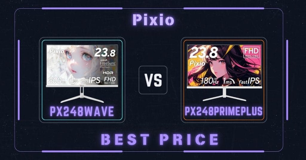 PX248WaveとPX248PrimePlusを最安値で買う方法|Pixioピクシオゲーミングモニター