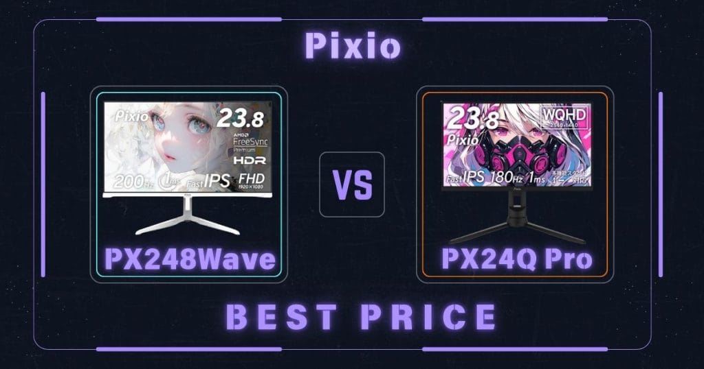 PX248WaveとPX24Q Proを最安値で買う方法|Pixioピクシオゲーミングモニター