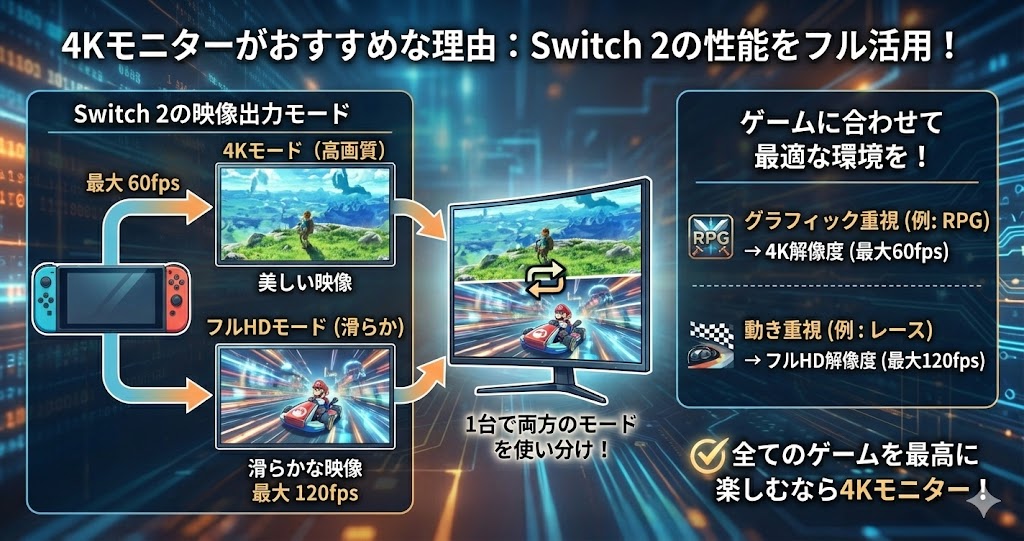 4Kモニターがおすすめな理由
