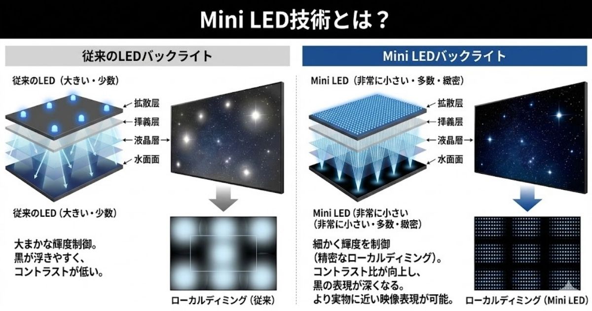 MiniLED技術とは